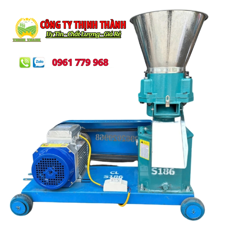 Máy Ép Cám Viên S186 Curoa 3 Lô Ép