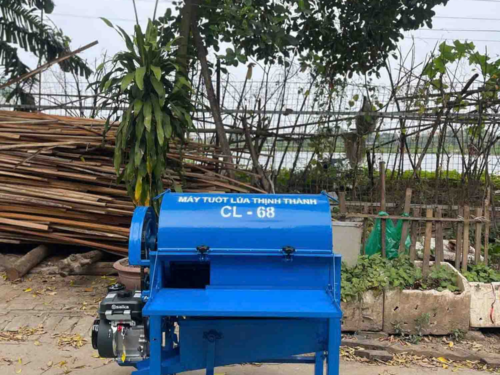 Máy tuốt lúa chạy dầu