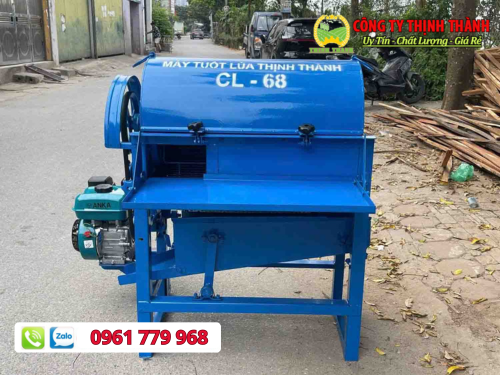 Máy tuốt lúa chạy xăng