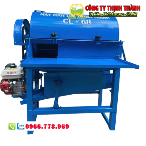 Máy tuốt lúa chạy xăng