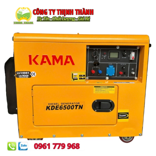 Máy Phát Điện Chạy Dầu Kama KDE6500TN 5Kw