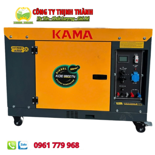 Máy Phát Điện Chạy Dầu Kama 8800TN 6Kw Chống Ồn