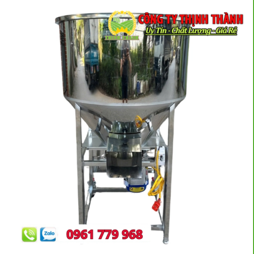 Máy Trộn Cám Trục Đứng Inox 100Kg