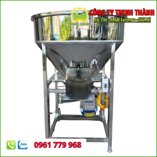 Máy Trộn Cám Trục Đứng Inox 50kg
