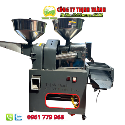 Máy Xát Gạo 3 Chức Năng Thịnh Thành CL68 1 Đầu Inox