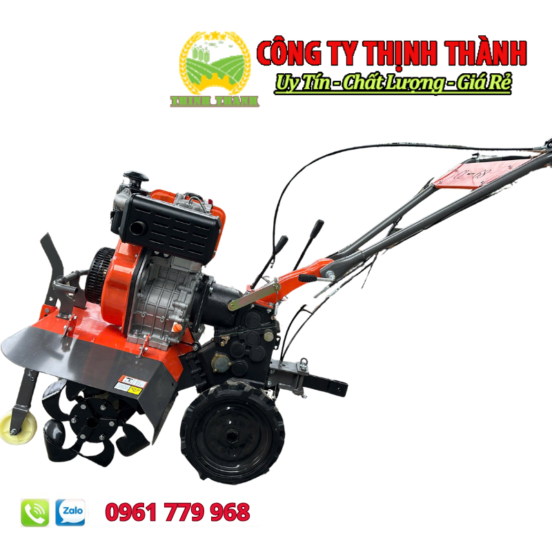 Máy Xới Đất Chạy Dầu Hai Cầu Thịnh Thành 190